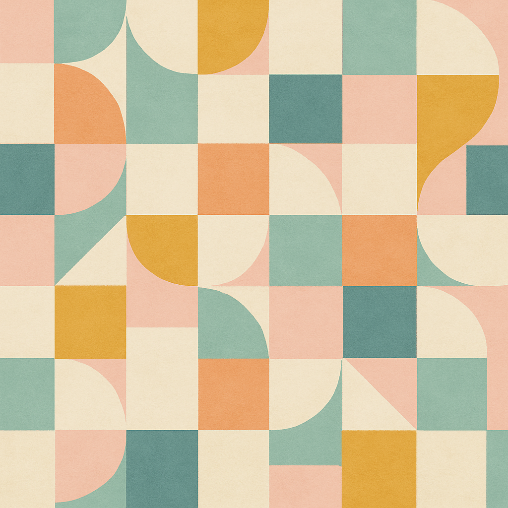 BASIS PREMIUM - Abstract Geometric Pastel Pattern